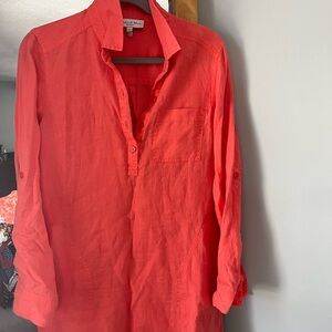 Michael Stars Women’s  Red Shirt Dress